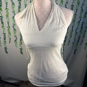 Ralph Lauren White Halter Top B5